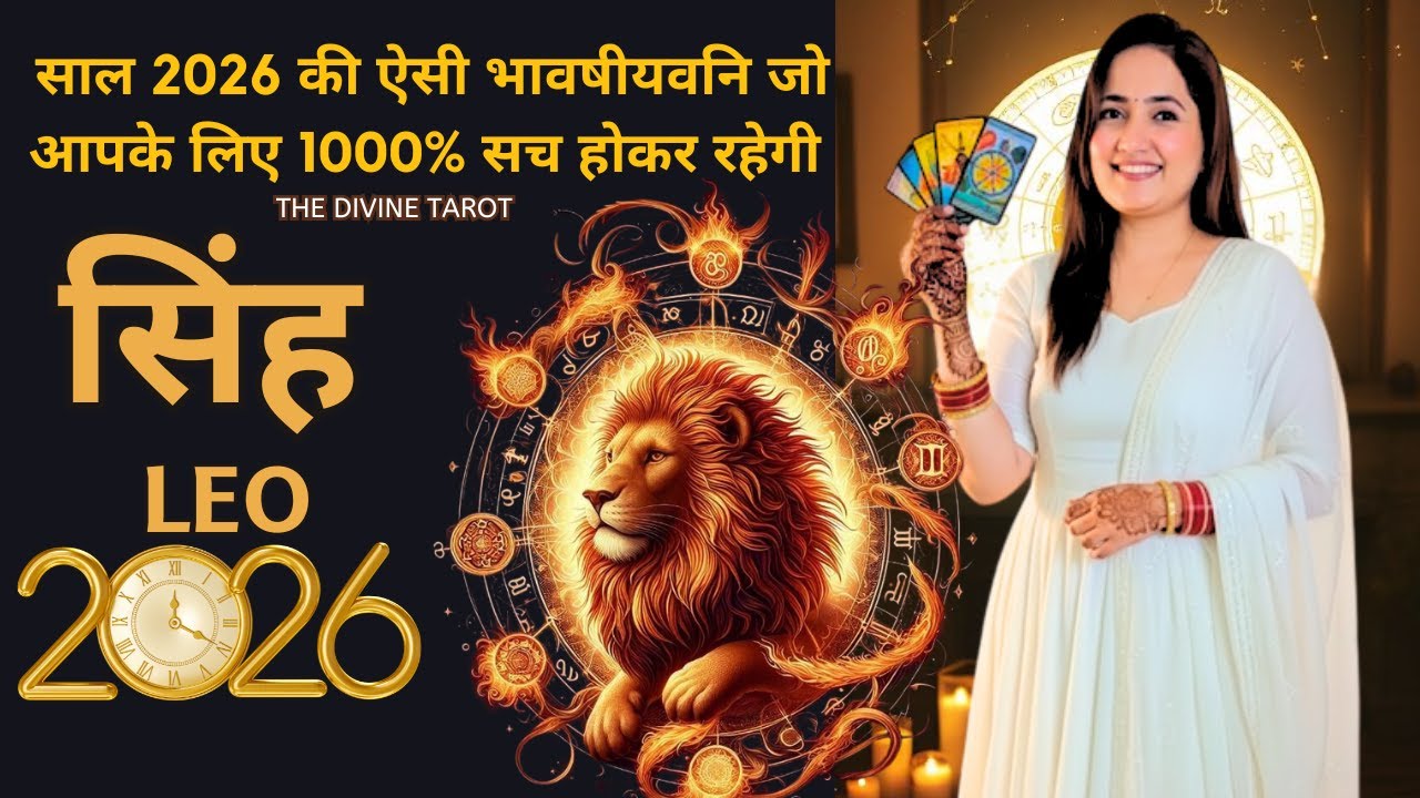 सिंह राशि 2026 की बड़ी भविष्यवाणी जो सच होकर रहेंगी | Singh Rashi 2026 | LEO | THE DIVINE TAROT