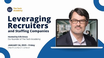 Tech Talk: Leveraging Recruiters and Staffing Companies Hosted by Erik Gross