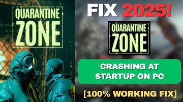 Fix Quarantine Zone: The Last Check Demo Crashing at Startup on PC ✅ | 2025 Crash Fix