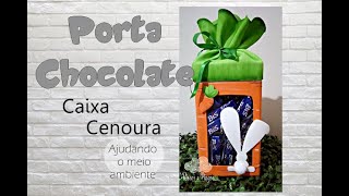 DIY: Porta Bombom/ Caixa Cenoura/ Passo a passo/Páscoa