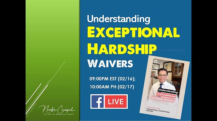 Understanding J1 Exceptional Hardship Waivers!