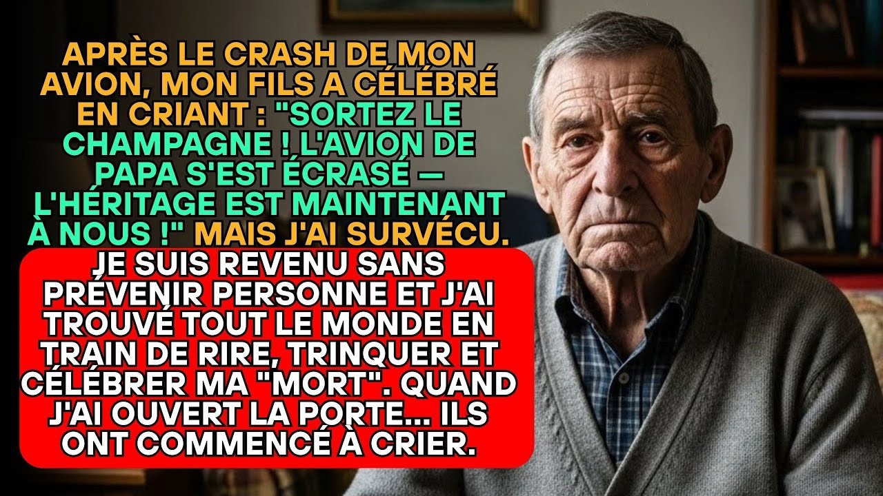 MON FILS A CÉLÉBRÉ QUAND MON AVION S'EST ÉCRASÉ  MAIS J'AI SURVÉCU  QUAND J'AI OUVERT LA PORTE…