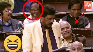 Ramdas Athawale Comedy Speech In Parliament ??? | MPs Hilarious Laungh | PM Modi | YOYO TV