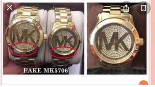 how to know if mk watch is fake