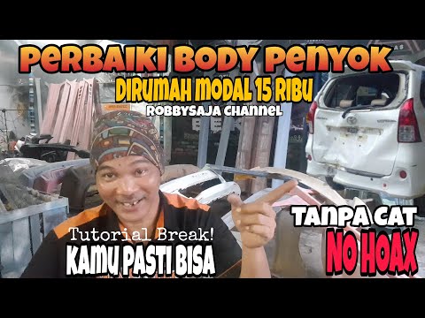 Cara Perbaiki Body Mobil Penyok Modal Rp 15 Ribu Tanpa Cat