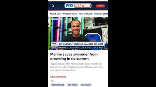 EX-MARINE SURFER USES TANDM AIR BODYBOARD TO SAVE DROWNING SWIMMER