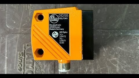 IFM-O1D105 Sensor Setup