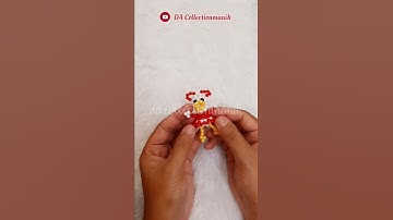 #shorts  Beaded Keychain Donald Duck// Manik Manik Bentuk Bebek Lucu