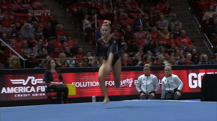 Utah gymnastics' MaKenna Merrell-Giles' perfect 10...