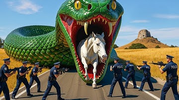 Brave Heroes Save Autistic Horse From Deadly Giant Mutant Python🐍