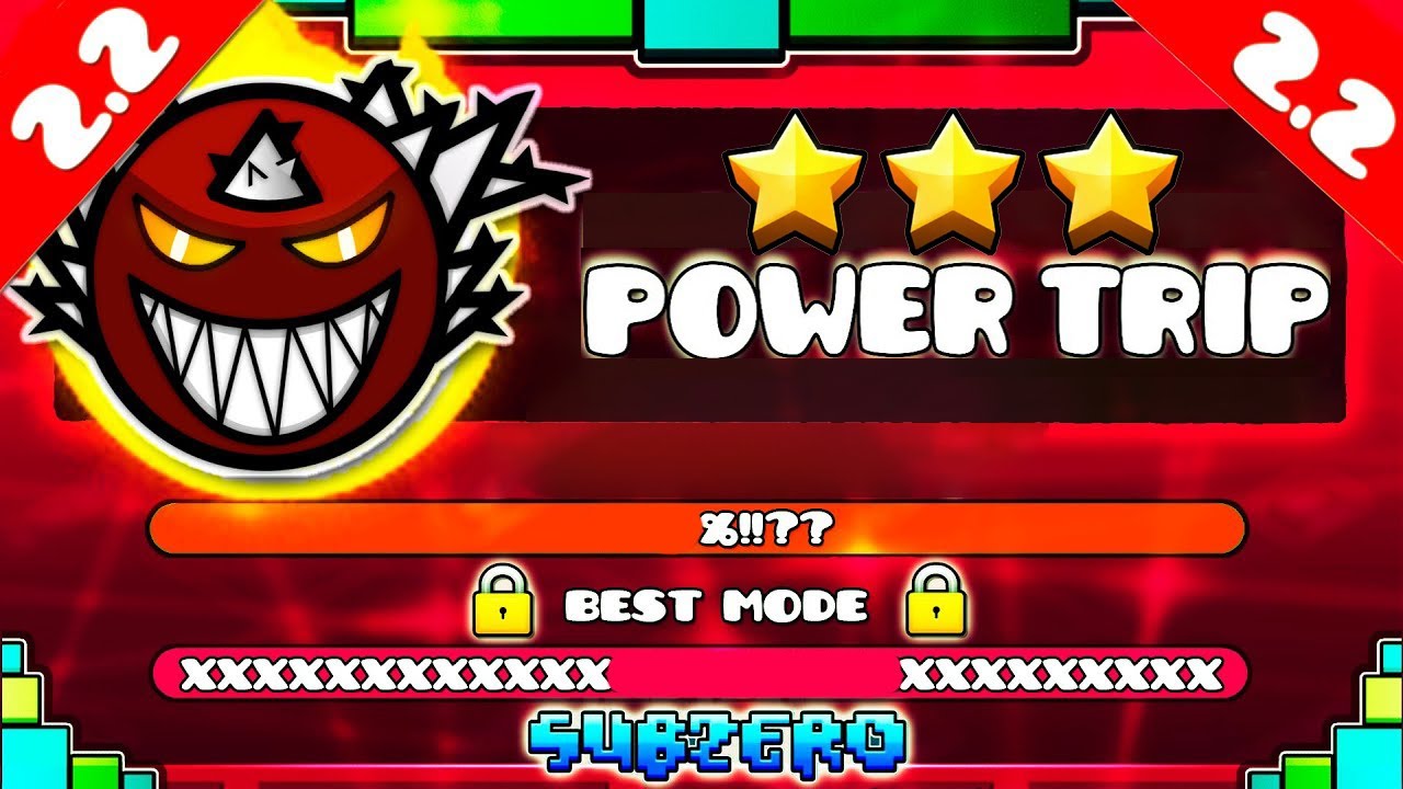 Power Trip ALL STARS Geometry Dash Subzero - YouTube