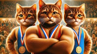 Cat Wrestling Champions | Remake Of DANGAL |@MrBeast