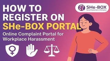 How to Register on SHE BOX Portal | How to register your organization on SHe-Box portal