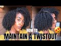 HOW TO MAINTAIN YOUR TWISTOUT for DAYS! Preserving Overnight Tips & MORE...TWISTOUT 101 Pt 3