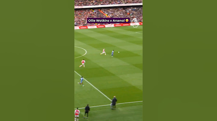 Fans go WILD for Ollie Watkins' goal at Arsenal 🤩
