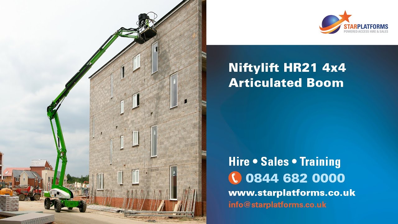 Star Platforms - Niftylift HR21 4x4 Articulated Boom