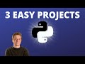 Let&#39;s Code 3 Simple Python Projects In 11 Minutes! | Programming Tutorial For Beginners