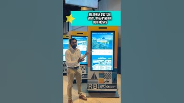 Enhance your branding with Eflyn’s Vinyl Wrapped Kiosks!