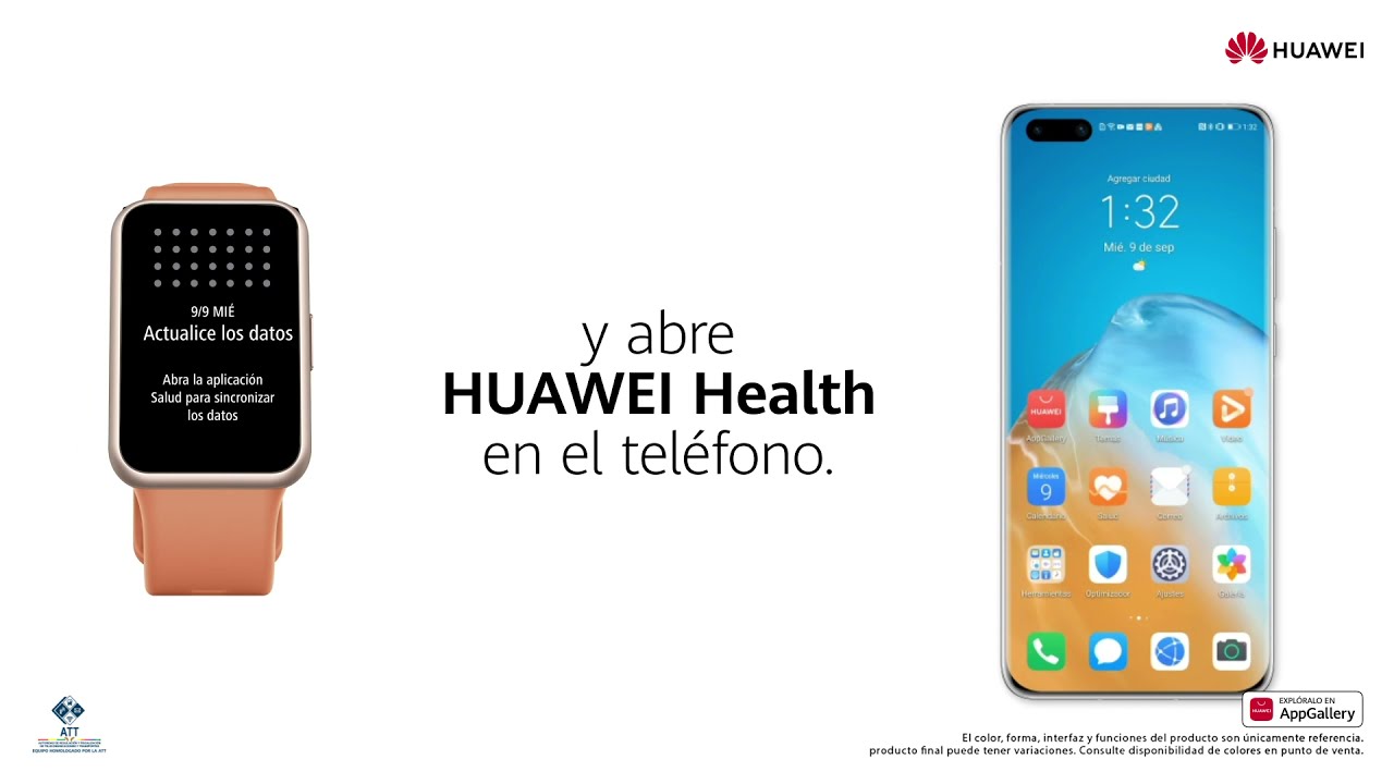 Configura tu ciclo menstrual con HUAWEI Watch Fit - YouTube