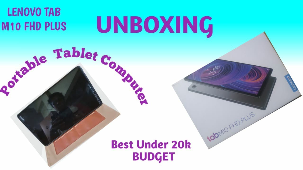 Lenovo Tab M10 FHD Plus Unboxing and Review In English | Best Tablet | AMV Creations