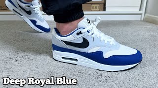 Nike Air Max 1 Deep Royal Blue Review& On foot