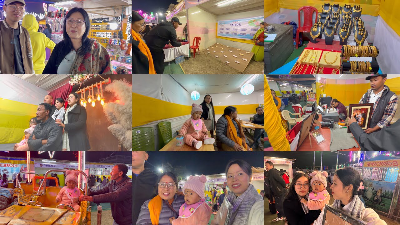 Winter Carnival Manipur🤗Family photo su kapak a❤️Macha su jeep tongba nungaikhre ngak ka peithadana😄