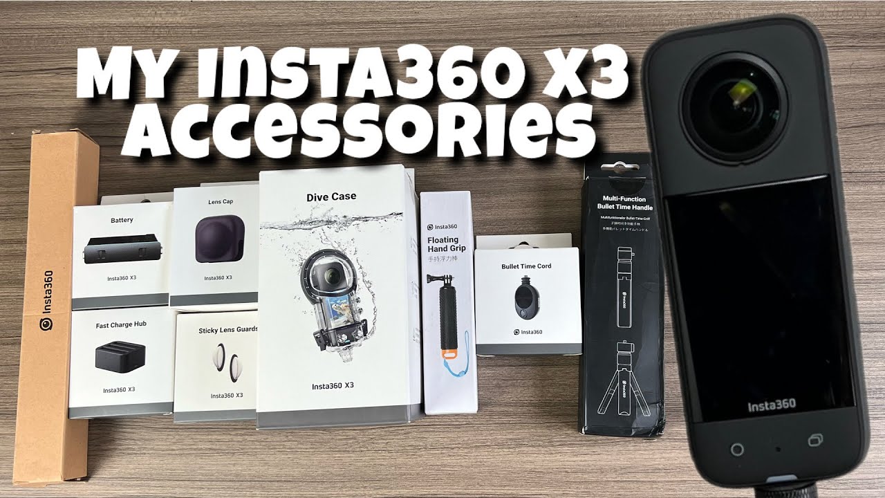 MY INSTA360 X3 ACCESSORIES YouTube