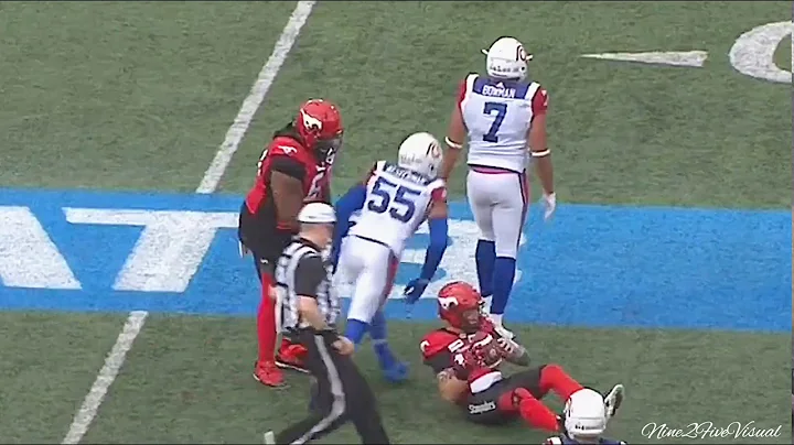 John Bowman | Montreal Alouettes | 2018 CFL Highli...