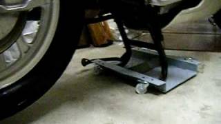 Bike stand truck self-made k100RS test　バイクスタンド台車自作k100RSテスト