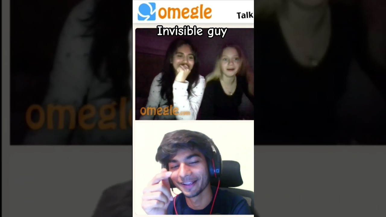 Invisible guy on omegle 😵😱