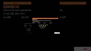 CA Foundation Maths | QA | Chapter 9: Number Series, Coding-Decoding &amp; Odd One Out (Question - 2)