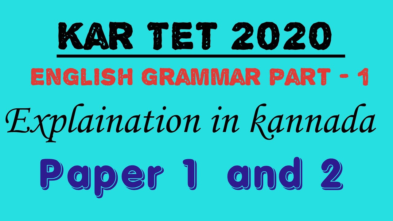 English grammar Paper 1 and 2