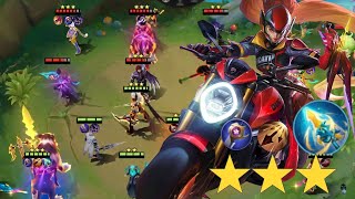 Zilong Commander with Irithel 3 stars carry the team - MLBB MAGIC CHESS