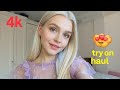 See Though Mesh Top Try-On Haul | Transparent Lingerie Review &amp; Summer Bikini Trend (4k) 2026