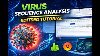 Human Virus Sequence Analysis using EditSeq | Complete Tutorial 🧬 #insilico #bioinformatics #viruses screenshot 4