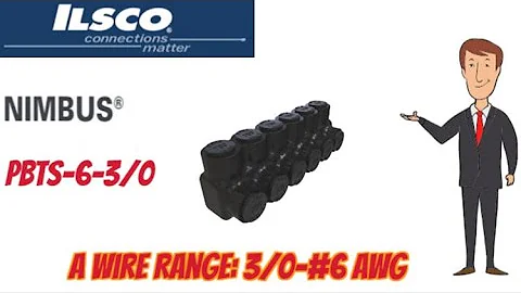 Ilsco PBTS-6-3/0 Insulated Tap