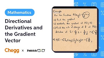 Directional Derivatives and the Gradient Vector Ft. PatrickJMT