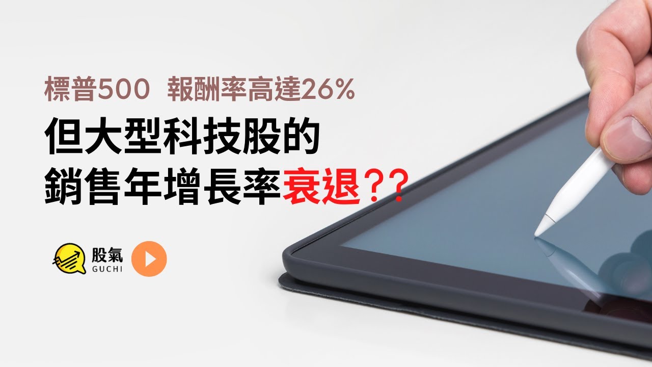 美股解析 - 標普報酬率高達26%,但大型科技股的銷售年增長率衰退 縮圖