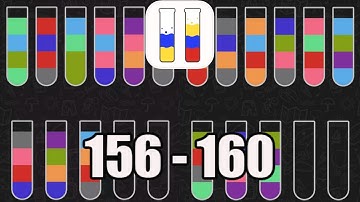 Water Sort Puzzle Level 156-160 Walkthrough (iOS - Android)