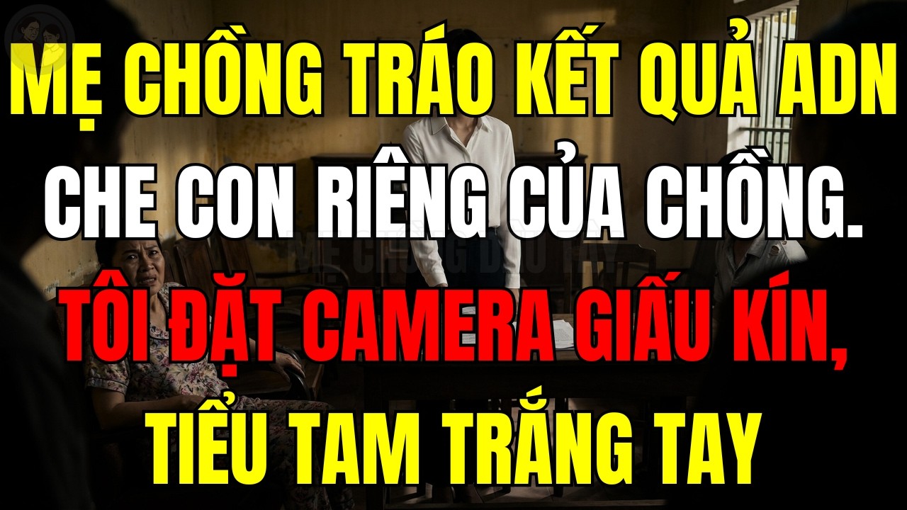 Mẹ Chồng Tráo Kết Quả ADN Che Con Riêng Của Chồng. Tôi Đặt Camera Giấu Kín, Tiểu Tam Trắng Tay