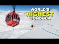 Snowboarding in india on the worlds highest gondola