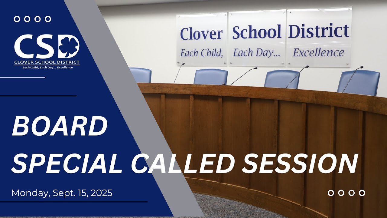 CSD Board Special Called Session: Sept. 15, 2025