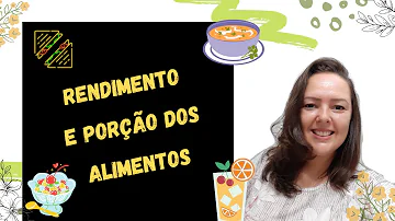 Como calcular o rendimento de uma ficha técnica?