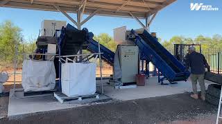 Car Tyre Recycling Plant, Compact and Cost-effective