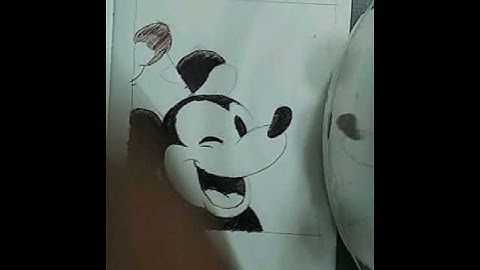 MICKEY MOUSE🐭!!! TIME LAPSE DRAWING!!!