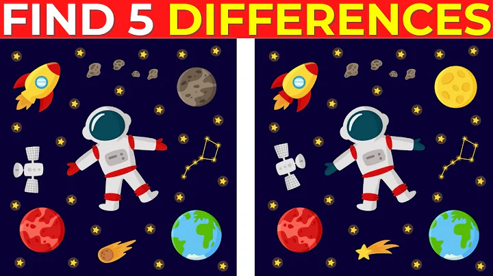 Find 5 Differences Between Two Pictures Of The Universe - EASY
