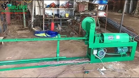 Máy duỗi cắt sắt GT2-5 điện 220V (1 Phase) bàn giao tại Tân Thành, Bà Rịa   Vũng Tàu