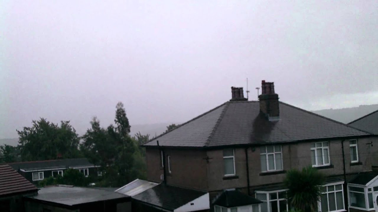Torrential rain in Huddersfield 24th August 2010