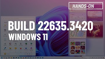 Windows 11 build 22635.3420: NEW Start all apps menu, Widgets on the right, Lock Screen widgets