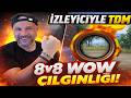 8v8 WOW TDM’de İzleyicilerle Kapıştık! Kaos Başladı | PUBG Mobile